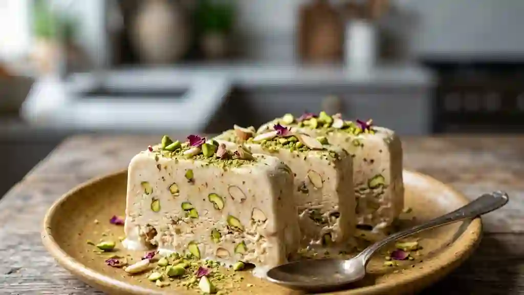 Kulfi fondant pistache et cardamome - Photo de présentation