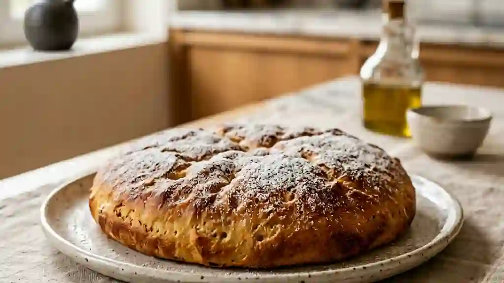 Pompe à l'huile provençale moelleuse et parfumée - Photo de présentation