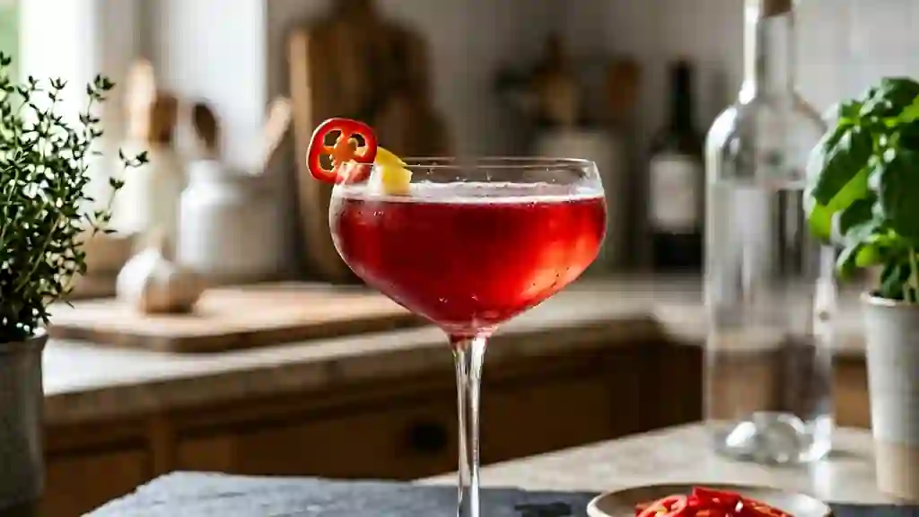 Casanova : Cocktail Vodka Intense et Pimenté - Photo de présentation