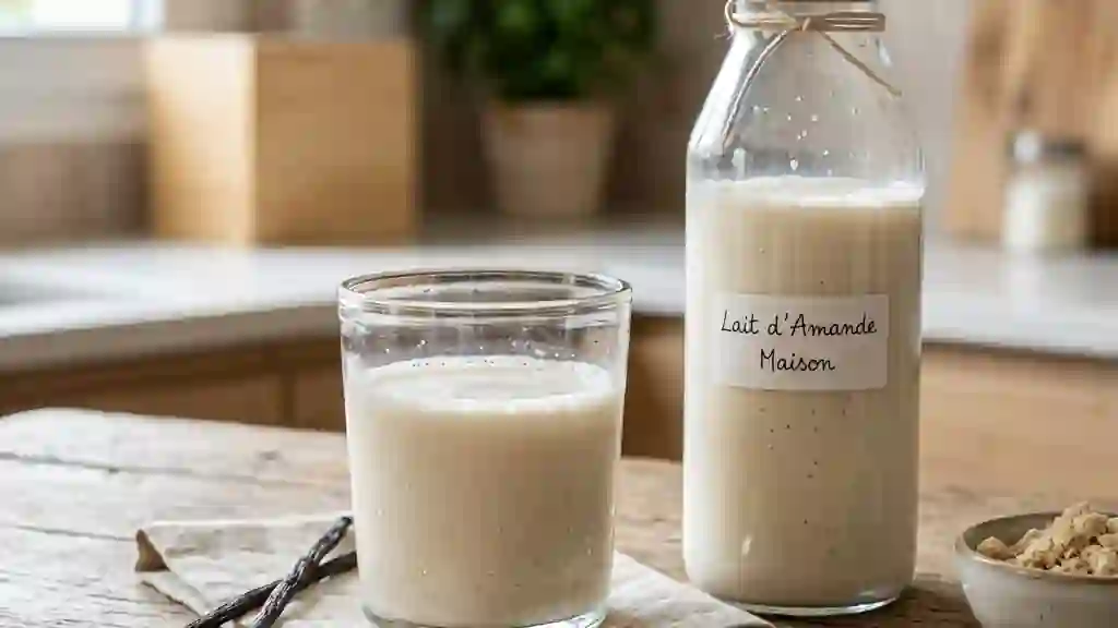 Lait d'amande onctueux à la vanille - Photo de présentation