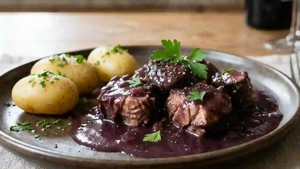 Lamproie au Pomerol, Sauce Onctueuse et Fondante - Photo de présentation