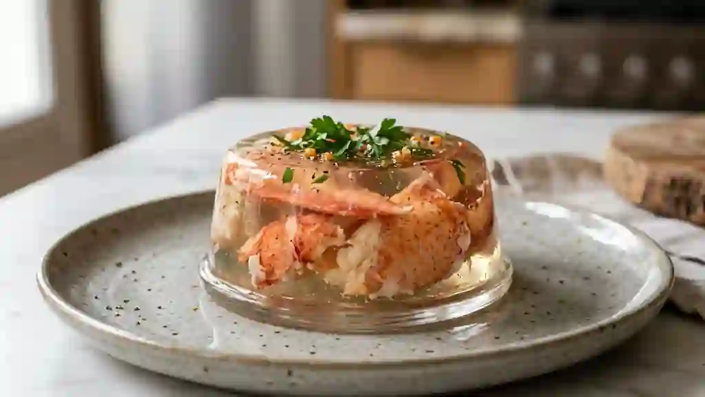 Langouste Fondante sous son Voile de Gelée - Photo de présentation