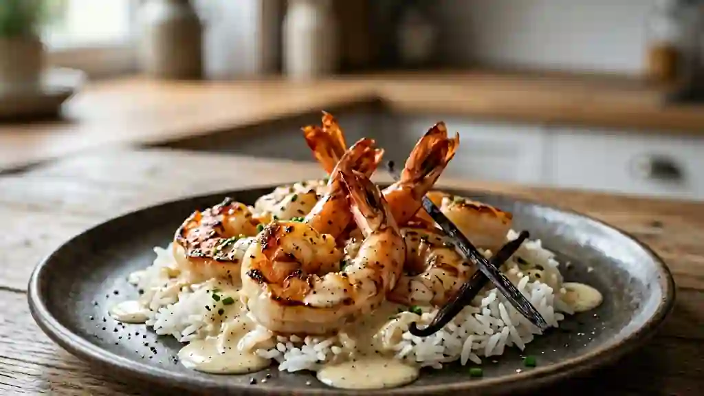 Langoustines Fondantes Vanille & Rhum Vieux - Photo de présentation