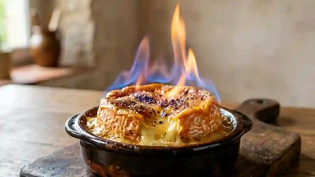 Langres rôti et flambé au Marc - Photo de présentation