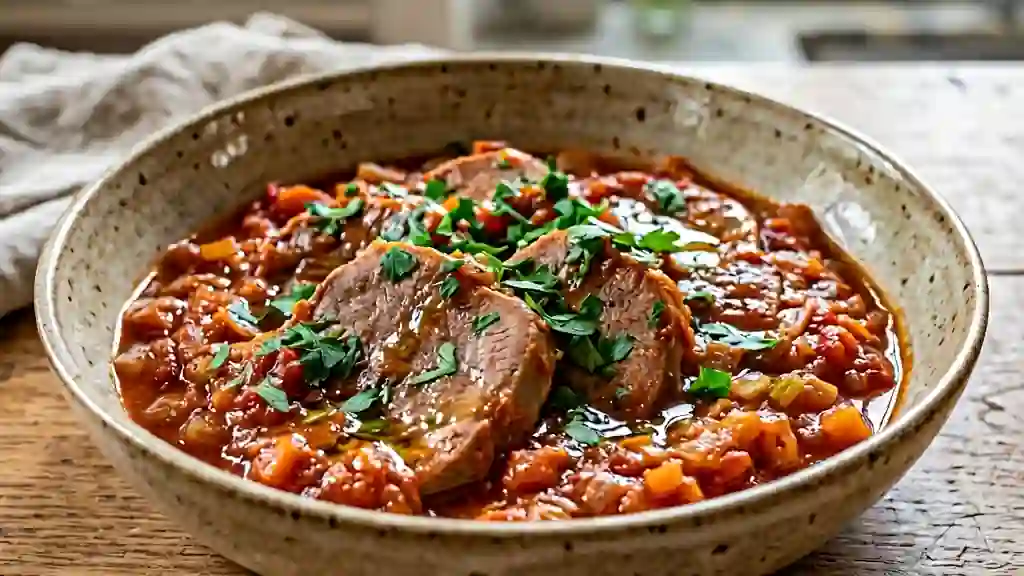 Langue de veau fondante à l'italienne - Photo de présentation