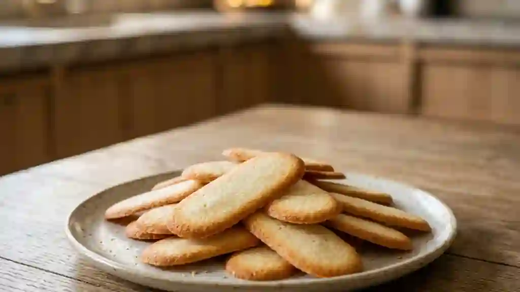 Langues de chat fines et craquantes - Photo de présentation