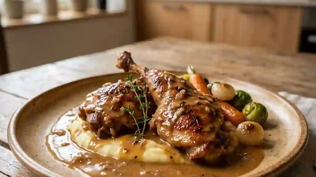 Lapin Fondant à la Crème de Porto - Photo de présentation