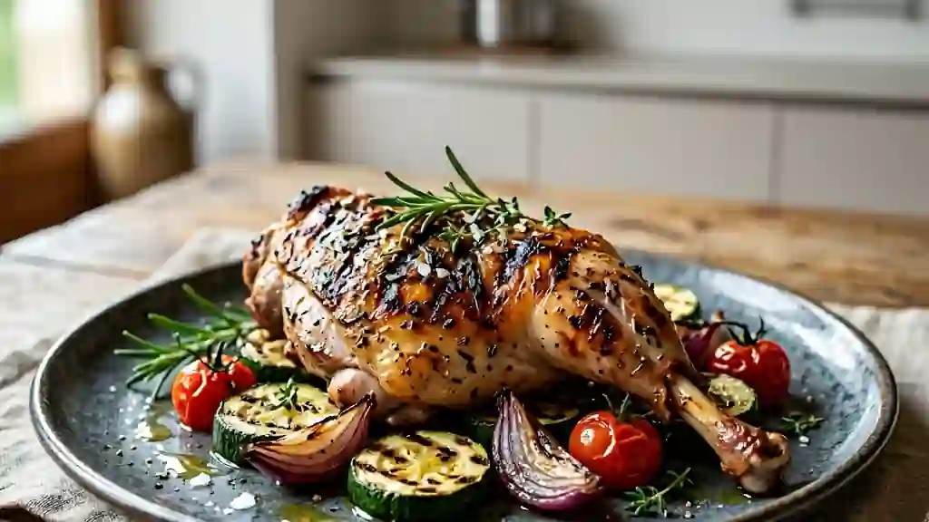Lapin Grillé au Romarin et Citron - Photo de présentation