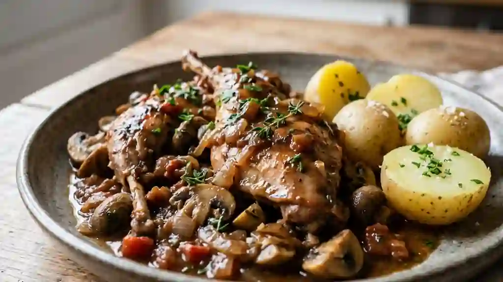 Lapin Sauté Chasseur Fondant - Photo de présentation