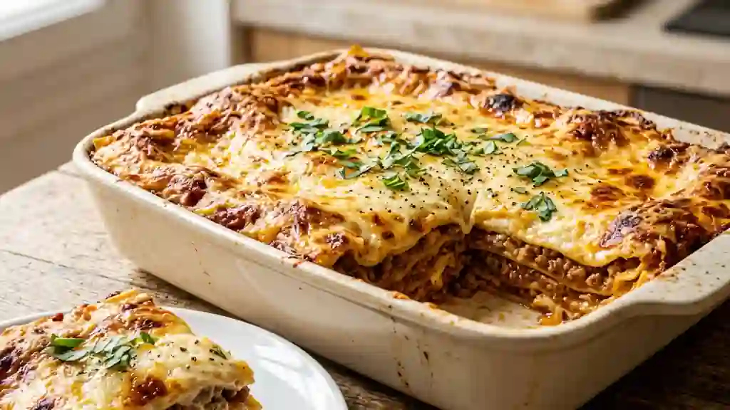 Lasagnes fondantes au bœuf et mascarpone - Photo de présentation