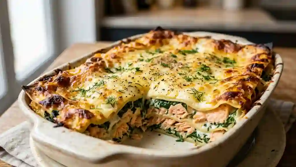 Lasagnes Saumon, Épinards et Mascarpone Crémeux - Photo de présentation