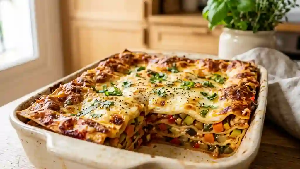 Lasagnes Fondantes aux 8 Légumes et Ricotta - Photo de présentation