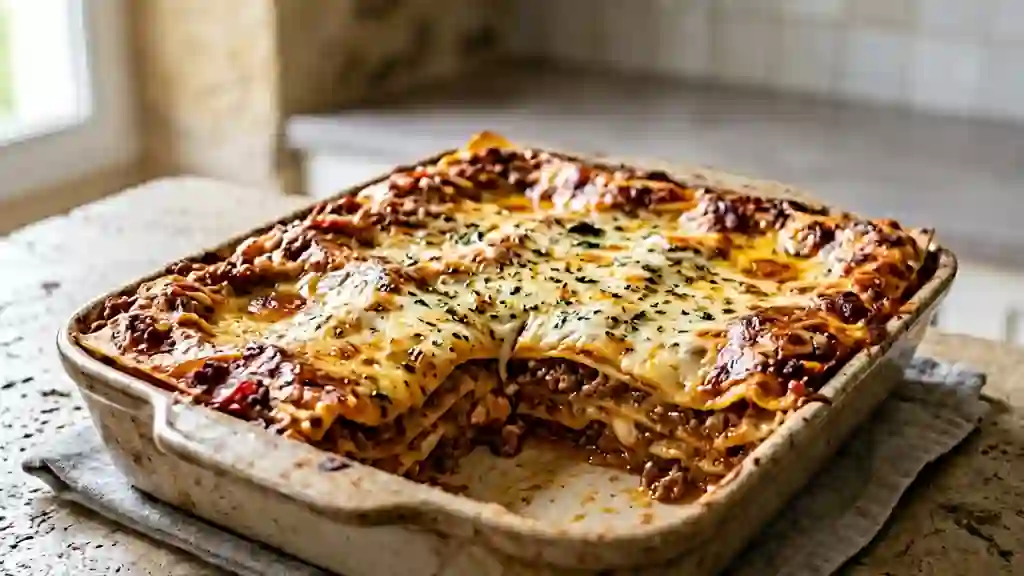 Lasagnes bolognaise fondantes et express - Photo de présentation