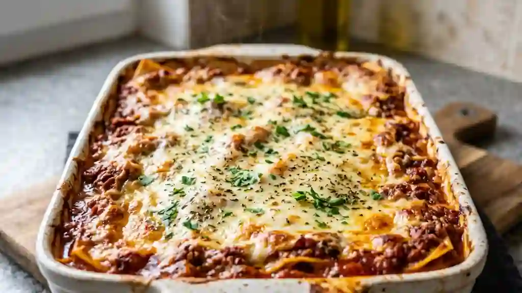Lasagnes fondantes à la bolognaise - Photo de présentation