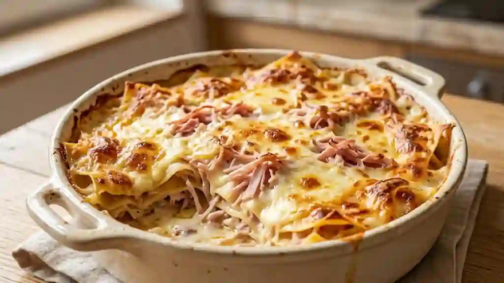 Lasagnes Fondantes au Jambon et Raclette - Photo de présentation