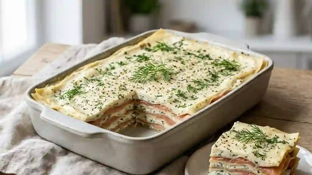 Lasagnes Fondantes au Saumon et Citron - Photo de présentation