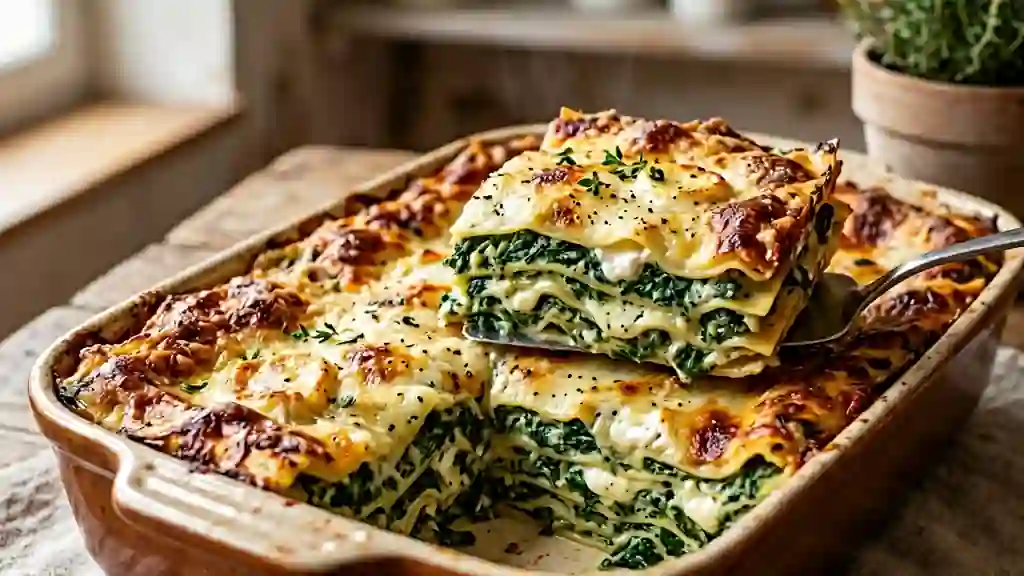 Lasagnes Fondantes Épinards et Chèvre - Photo de présentation