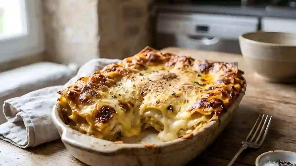 Lasagnes au trio de fromages - Photo de présentation