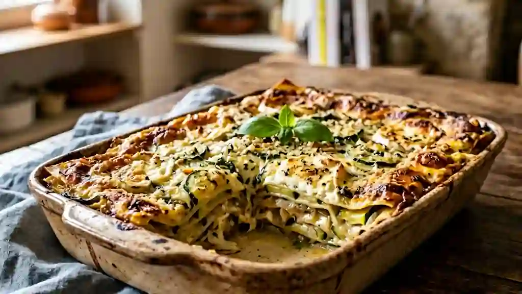 Lasagnes Fondantes Courgette et Chèvre Frais - Photo de présentation