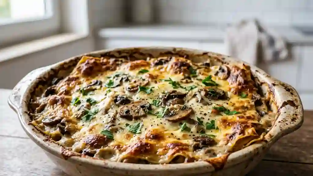 Lasagnes Fondantes aux Champignons et Béchamel - Photo de présentation