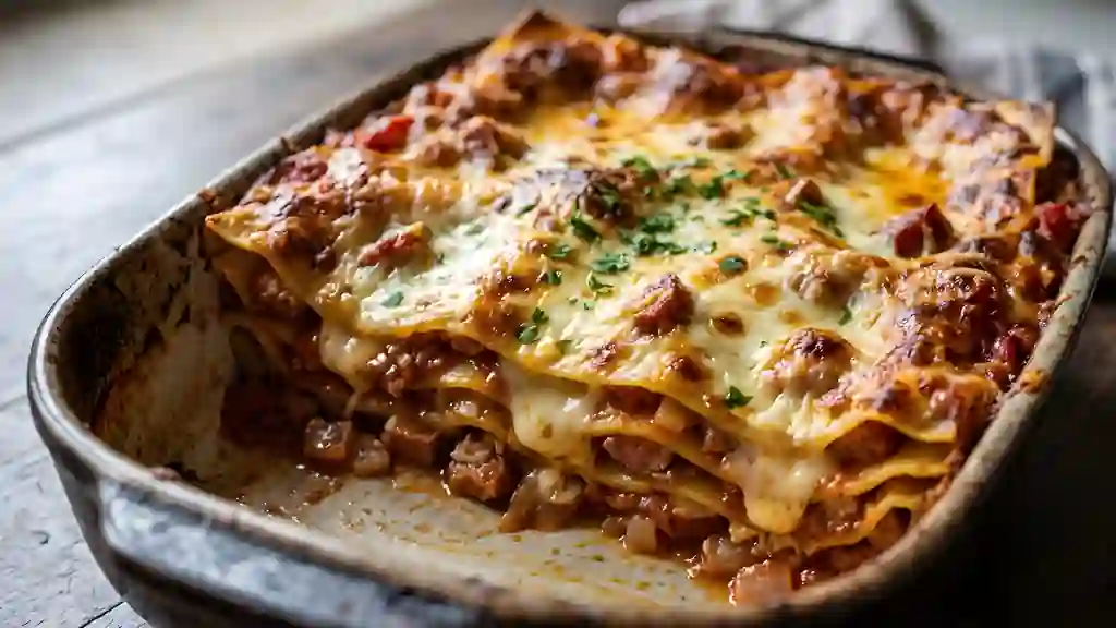 Lasagnes Fumées au Fromage Fondant - Photo de présentation