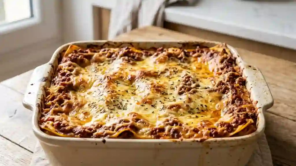 Lasagnes Fondantes au Bœuf et Béchamel Onctueuse - Photo de présentation