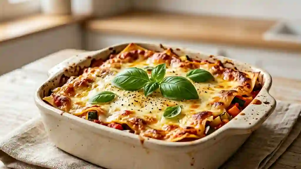 Lasagnes Fondantes aux Légumes et Ricotta - Photo de présentation