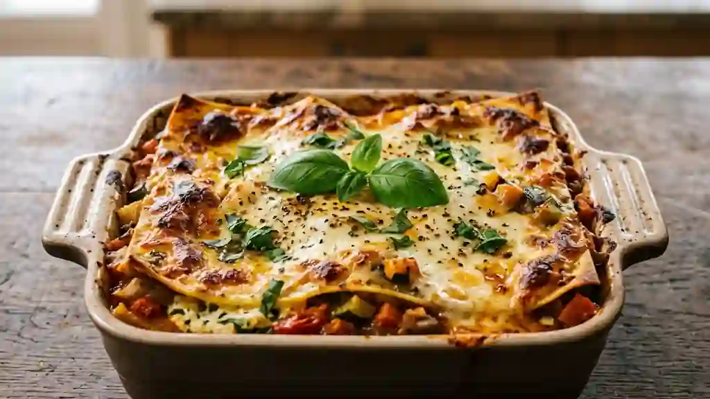 Lasagnes Fondantes Ricotta et Légumes du Soleil - Photo de présentation