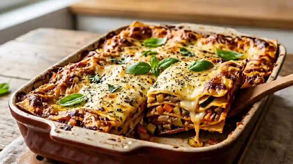 Lasagnes fondantes aux légumes du soleil - Photo de présentation