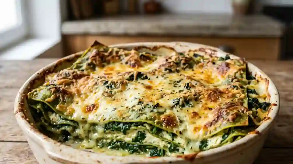 Lasagnes fondantes épinards et ricotta - Photo de présentation