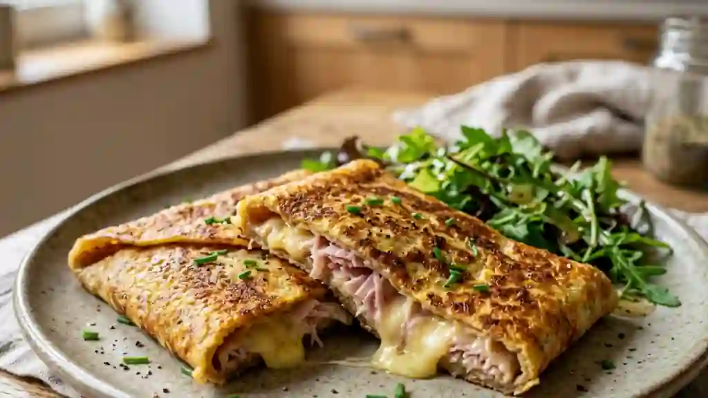 Crépiau Morvandiau au Jambon et Cœur Fondant - Photo de présentation