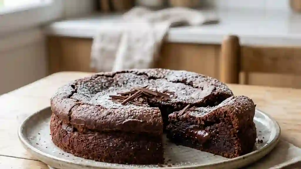 Fondant au chocolat noir intense - Photo de présentation