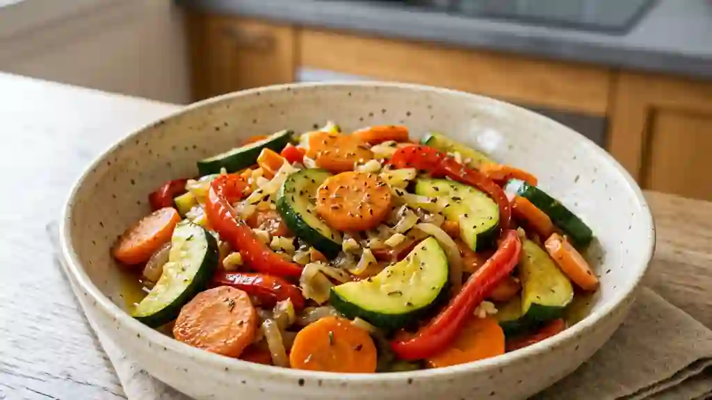 Poêlée de Légumes Fondants aux Herbes - Photo de présentation