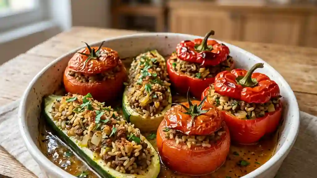 Légumes farcis fondants aux parfums d'Orient - Photo de présentation
