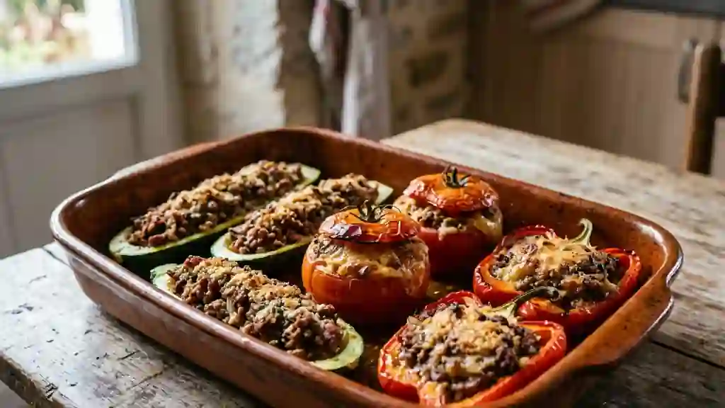 Petits farcis provençaux fondants - Photo de présentation