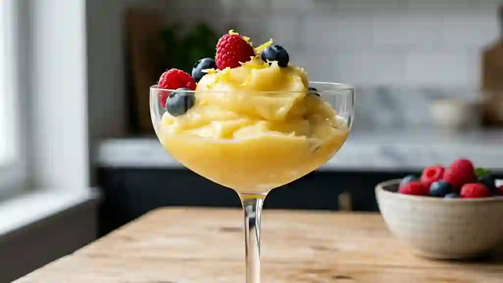 Lemon curd givré ultra-fondant - Photo de présentation