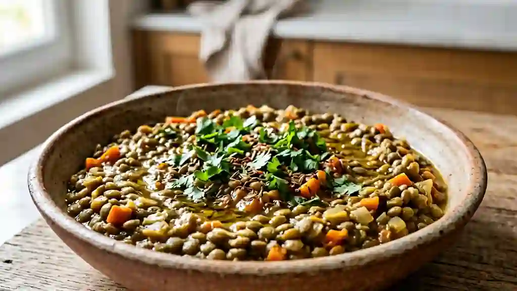 Lentilles fondantes aux épices orientales - Photo de présentation