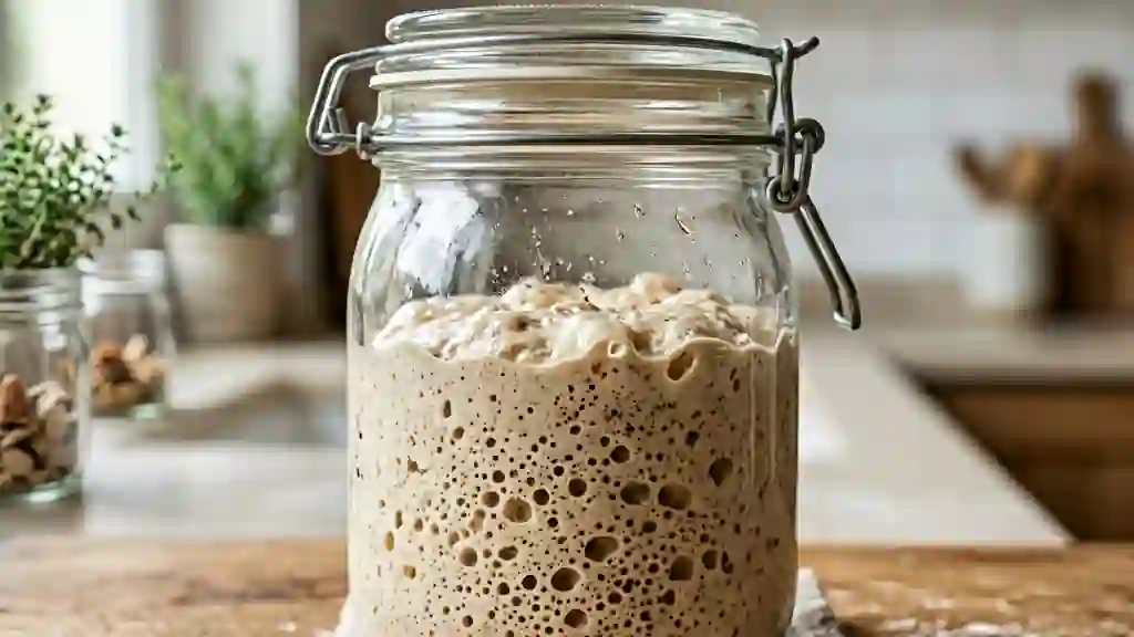 Levain naturel vivant et actif - Photo de présentation