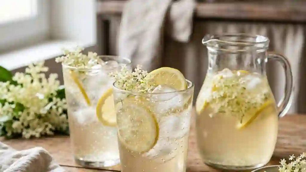 Limonade Pétillante aux Fleurs de Sureau - Photo de présentation