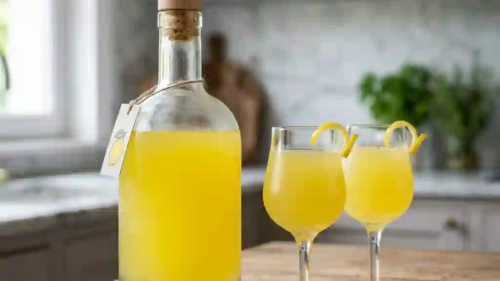 Limoncello artisanal givré - Photo de présentation