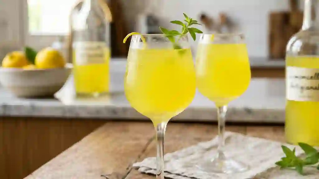 Limoncello givré aux citrons de Sicile - Photo de présentation