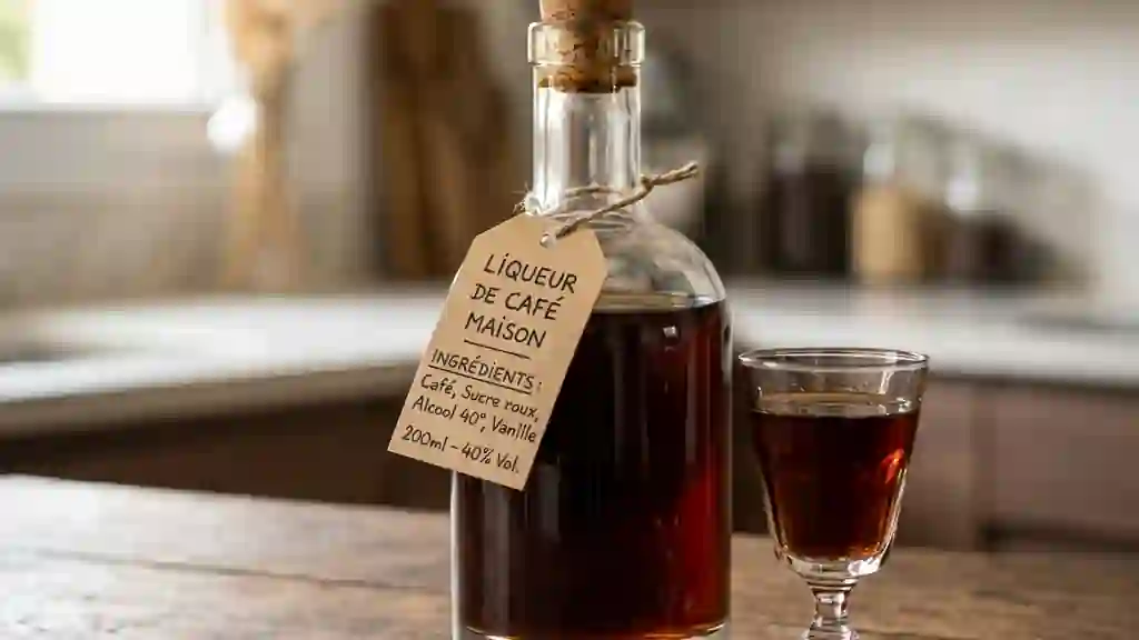 Liqueur de café intense à la vanille - Photo de présentation
