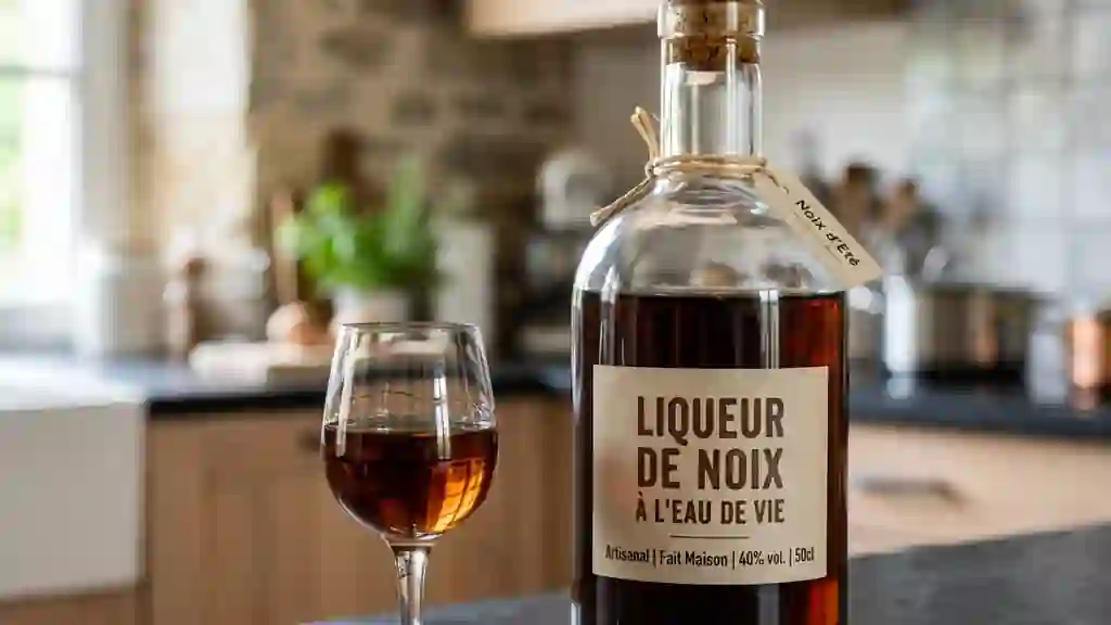 Liqueur de Noix Intense et Boisée - Photo de présentation