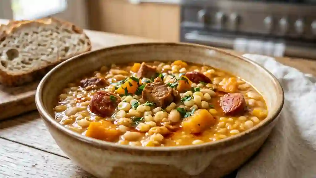 Locro Argentin : Ragoût Onctueux Maïs et Porc - Photo de présentation