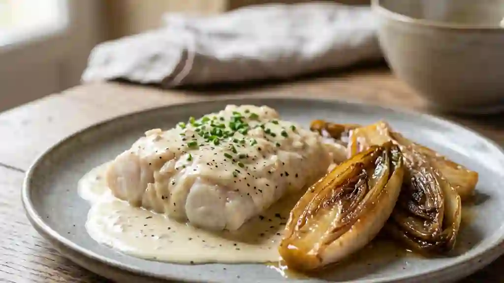 Lotte Fondante et Endives Caramélisées - Photo de présentation
