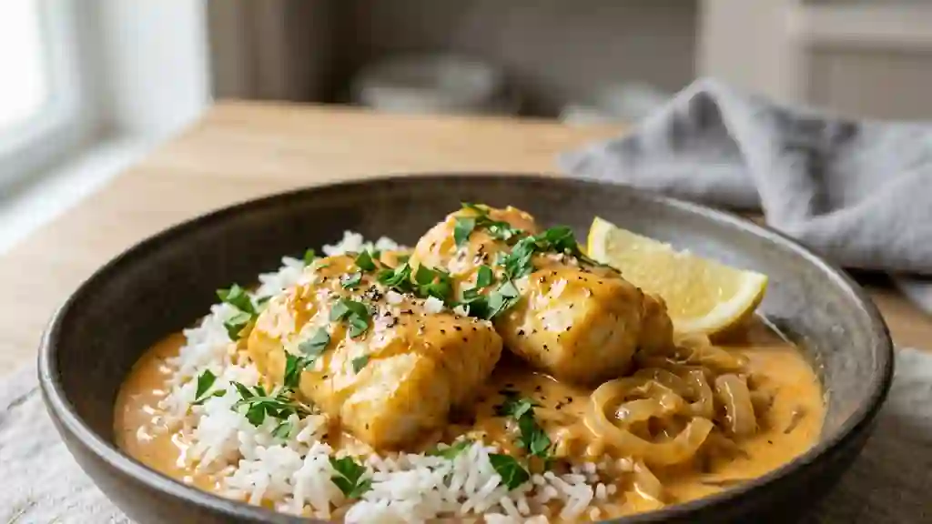 Lotte Fondante au Paprika et Crème - Photo de présentation