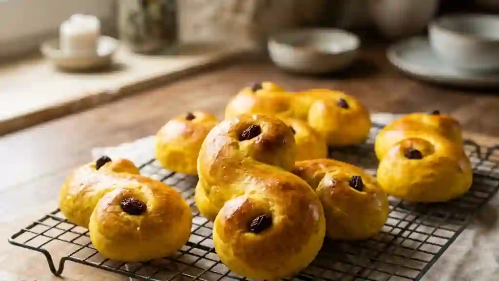 Lussekatter Moelleux au Safran - Photo de présentation