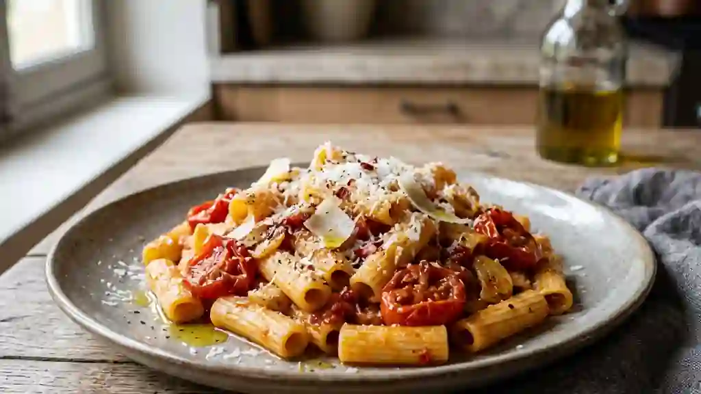 Maccheroni alla Teatina Piment et Pecorino - Photo de présentation
