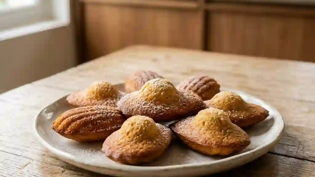 Madeleines Moelleuses au Zeste de Citron - Photo de présentation