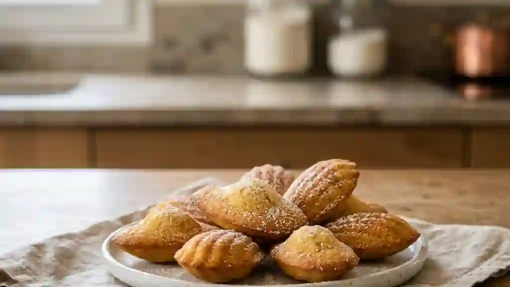 Madeleines moelleuses à la bosse dorée - Photo de présentation